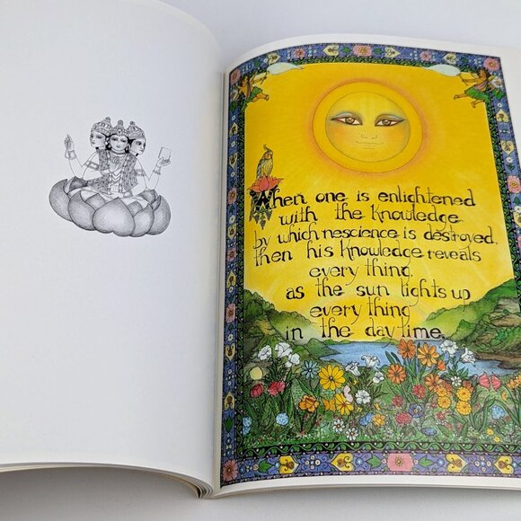 Illuminations from the Bhagavad-Gita vintage illustrated spiritual art book - Picture 9 of 14